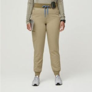 Figs Zamora High waisted jogger style scrub bottems in limited edition color